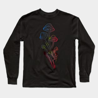 Mushroom Tatoo Long Sleeve T-Shirt